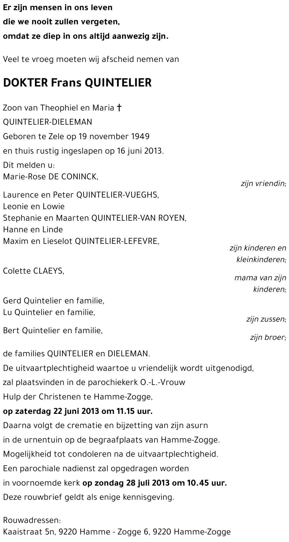 Frans QUINTELIER