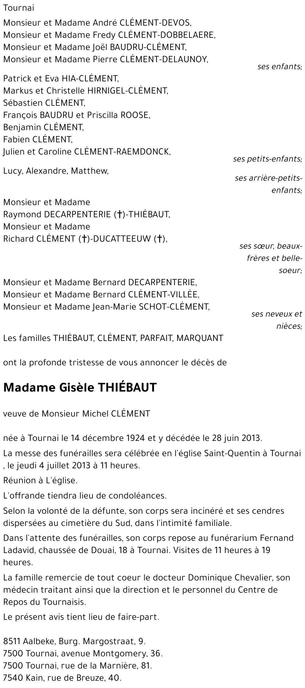 Gisèle THIEBAUT