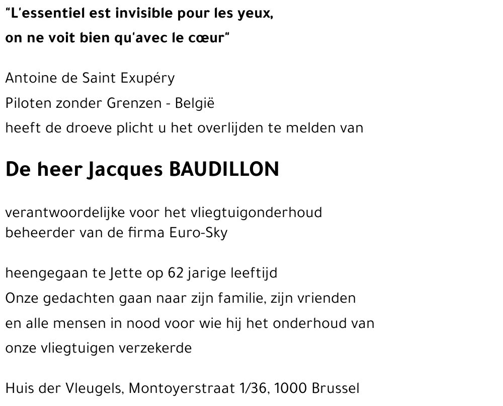 Jacques BAUDILLON