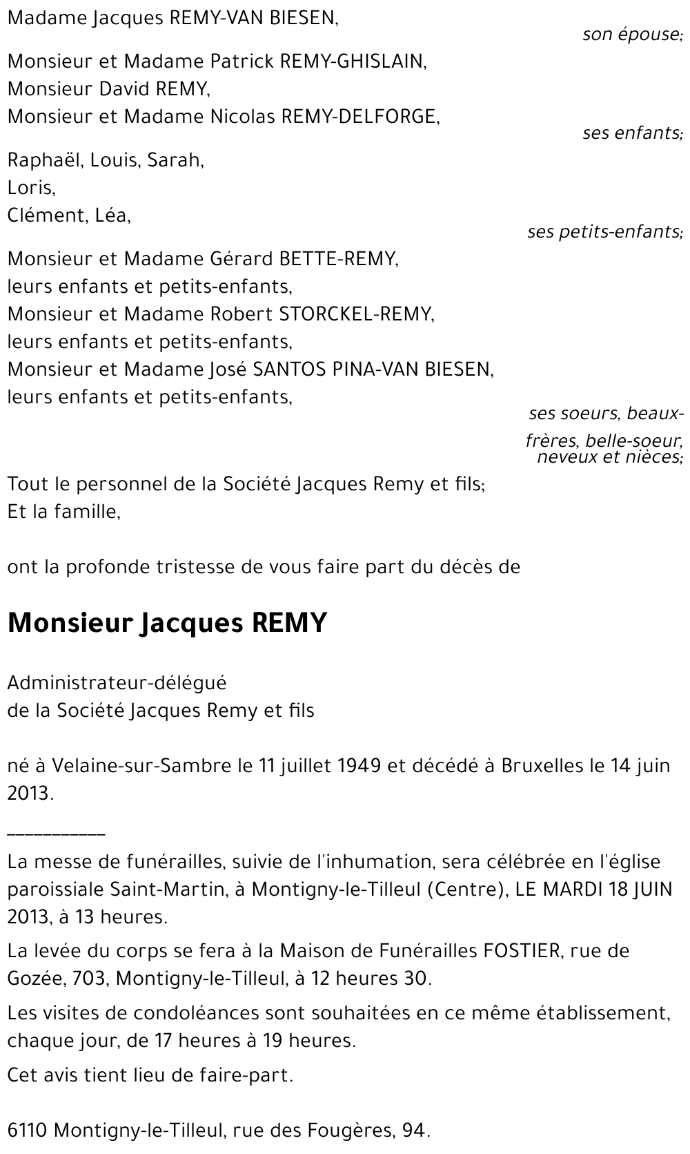 Jacques REMY