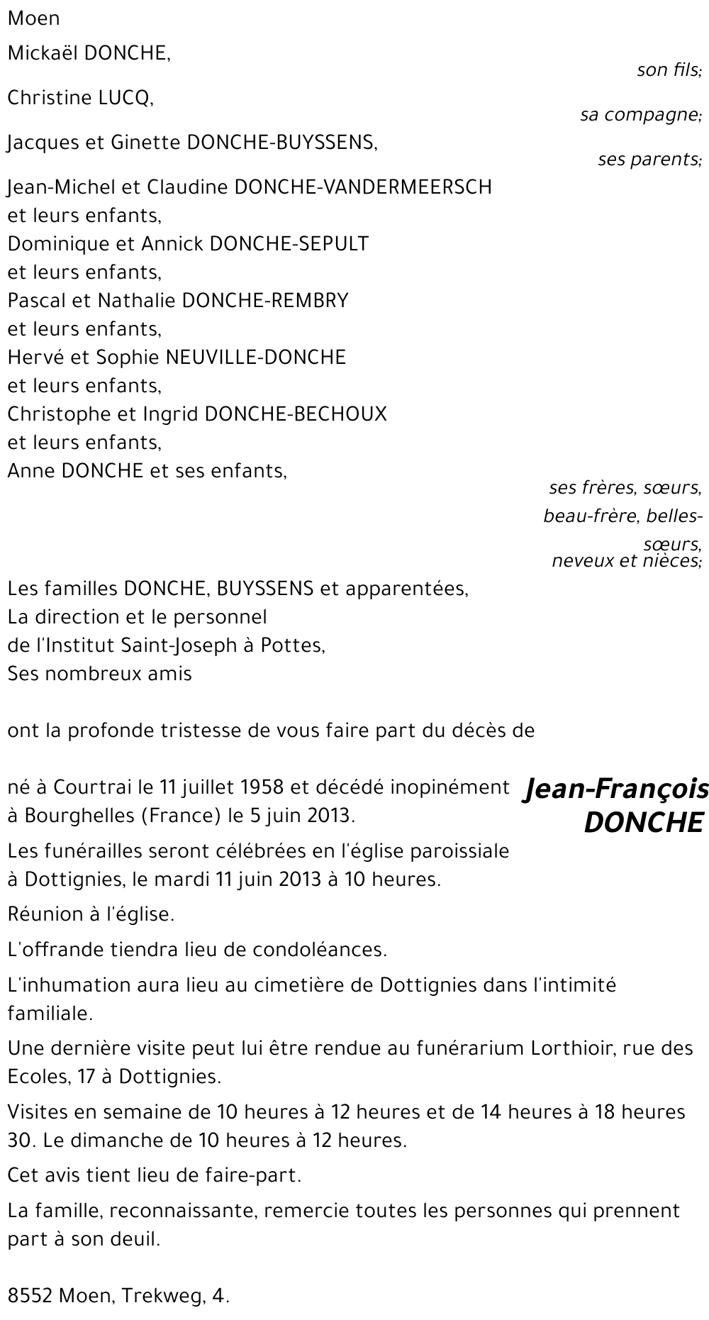 Jean-François DONCHE