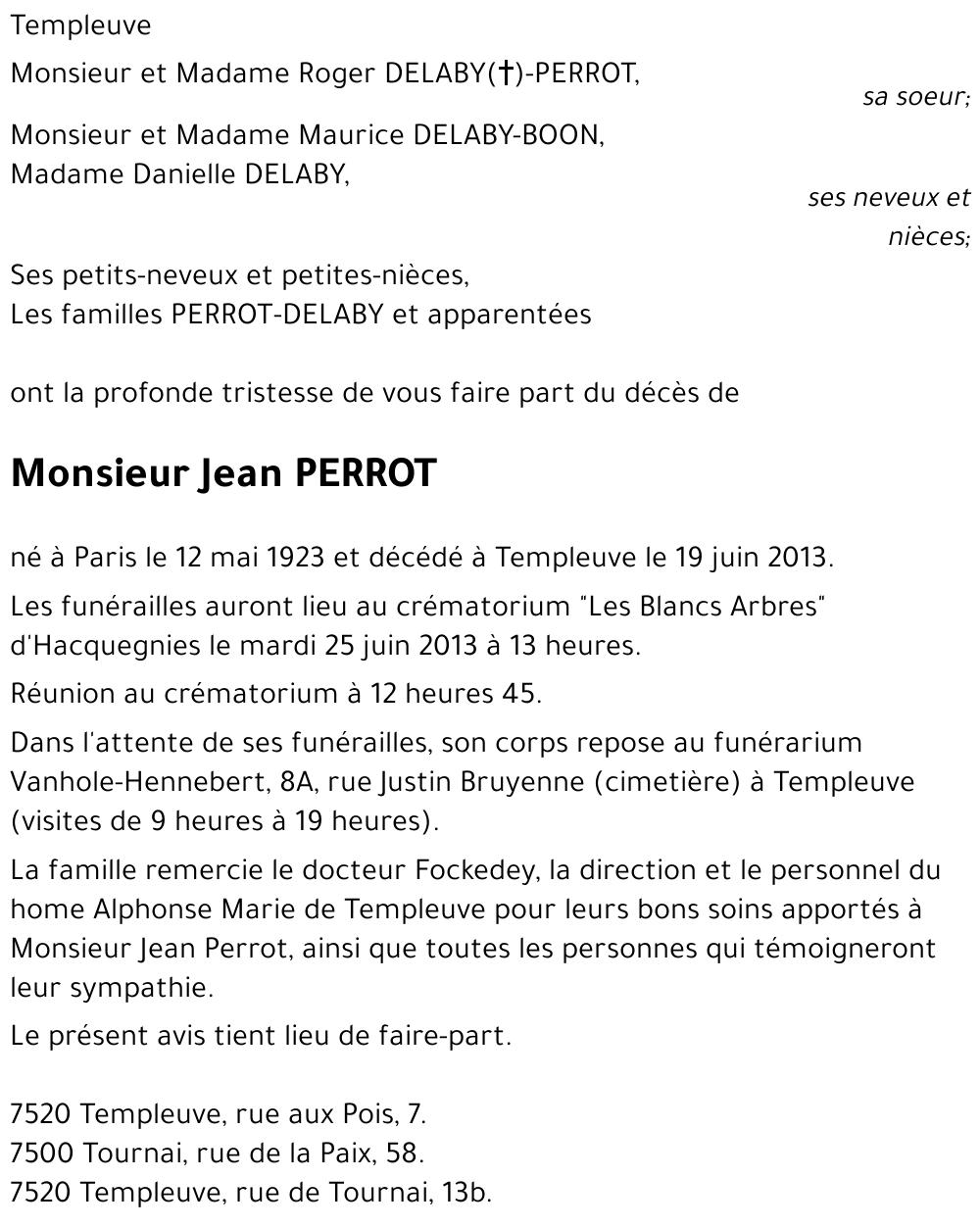 Jean PERROT