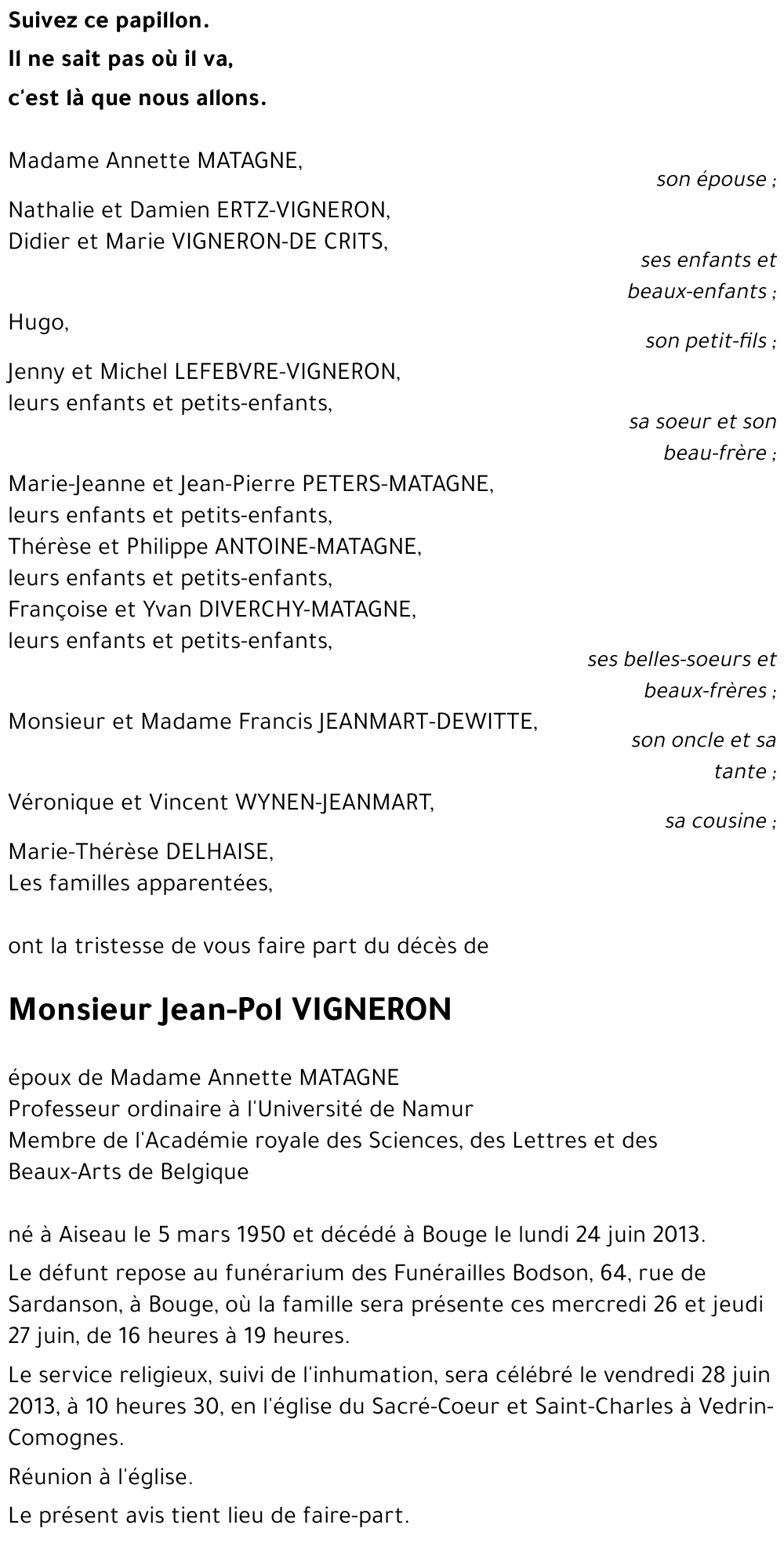 Jean-Pol VIGNERON