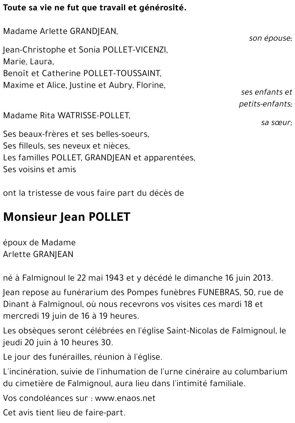 Jean POLLET