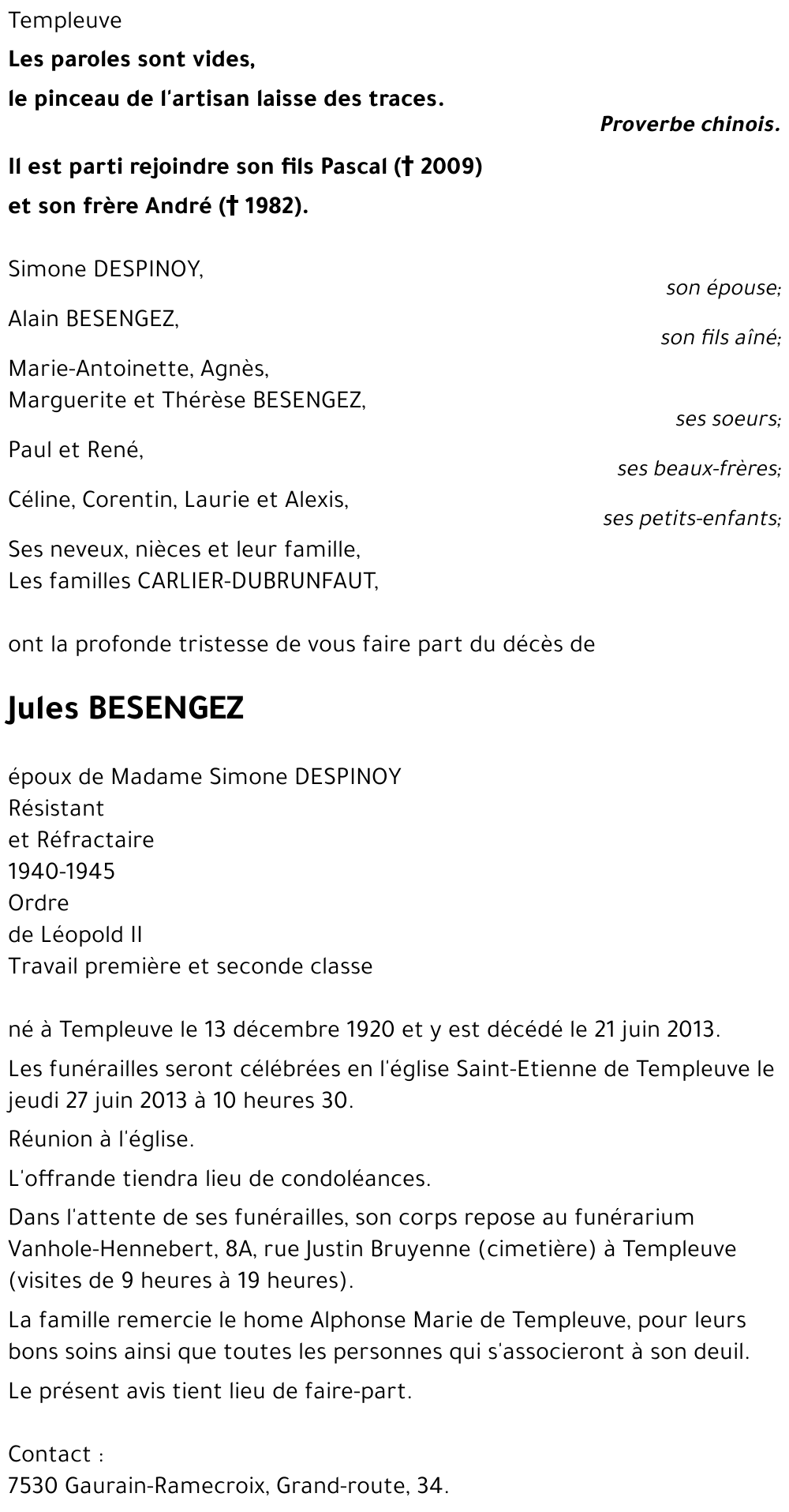 Jules BESENGEZ