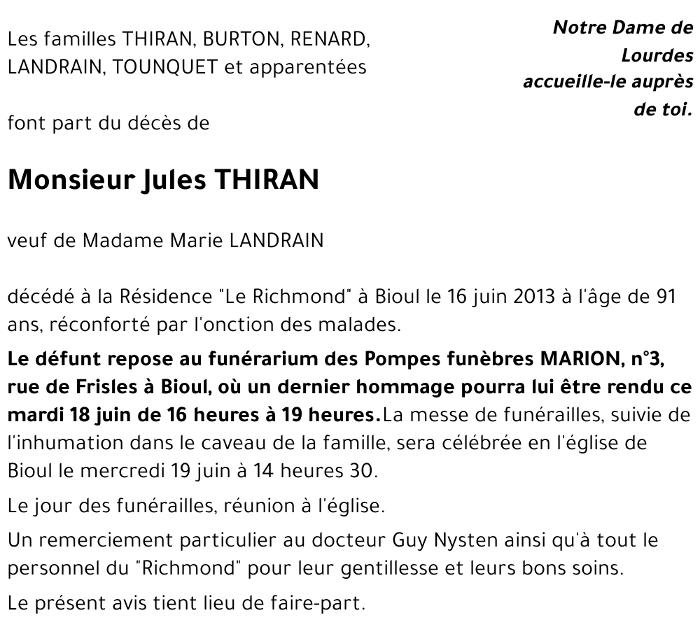 Jules THIRAN
