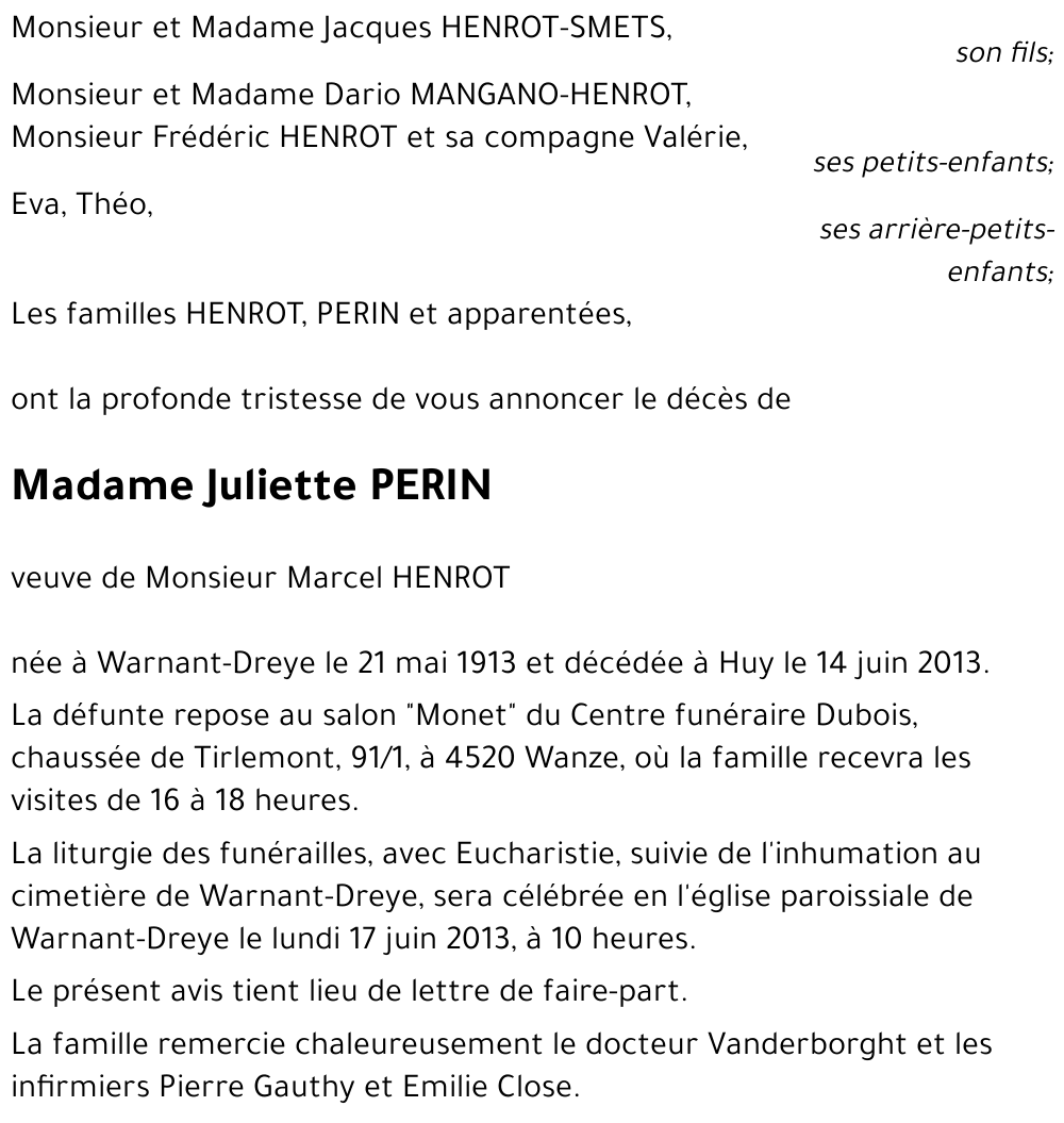 Juliette PERIN