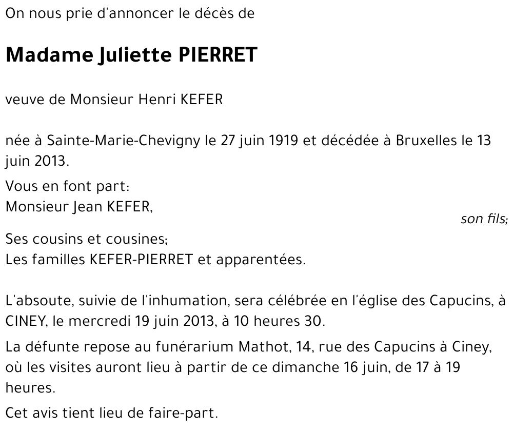 Juliette PIERRET