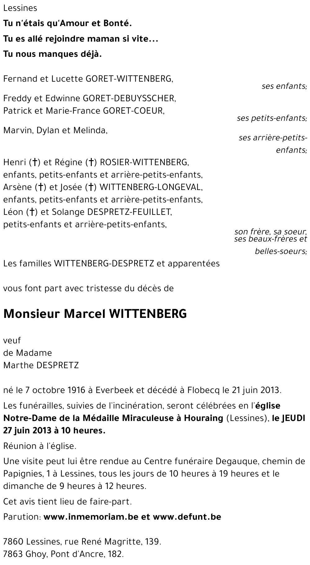 Marcel WITTENBERG