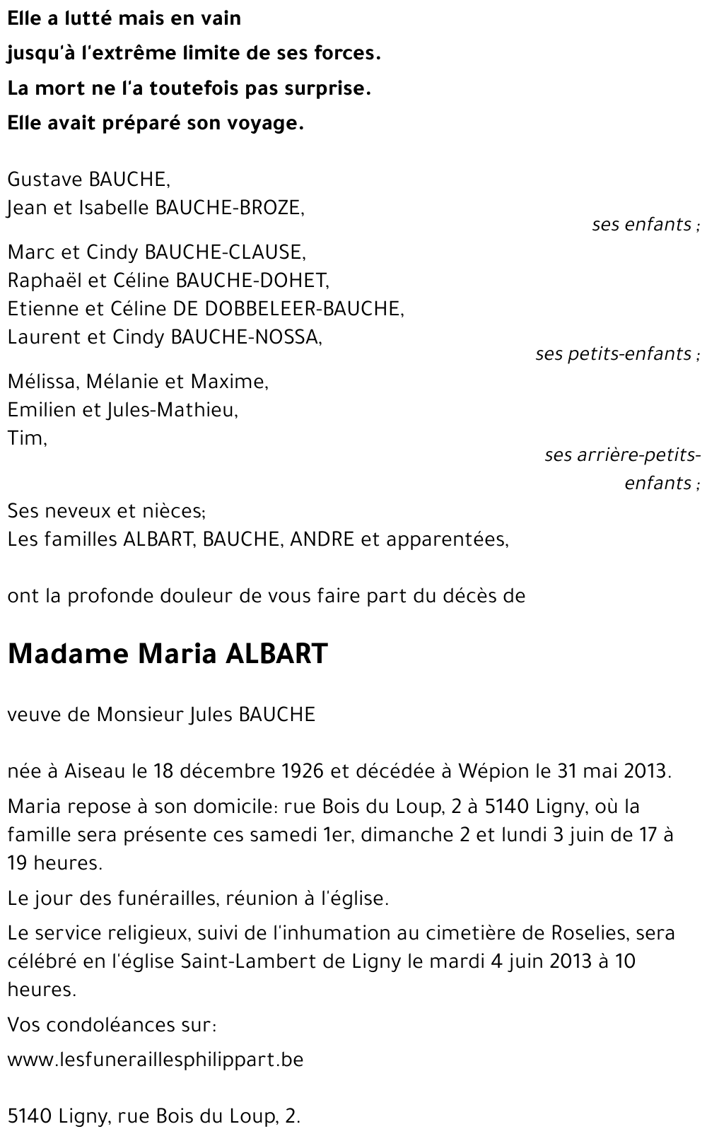 Maria ALBART