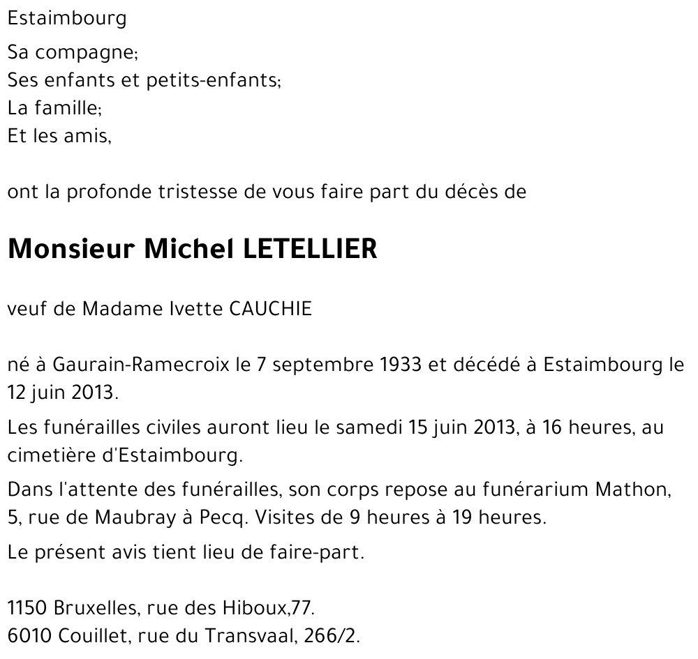 Michel LETELLIER