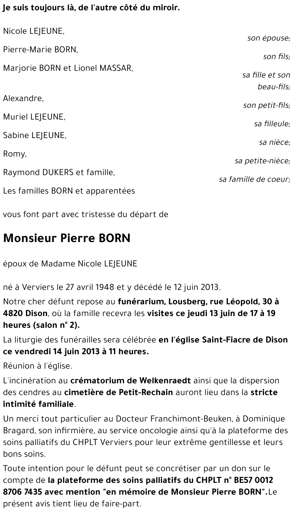 Pierre BORN