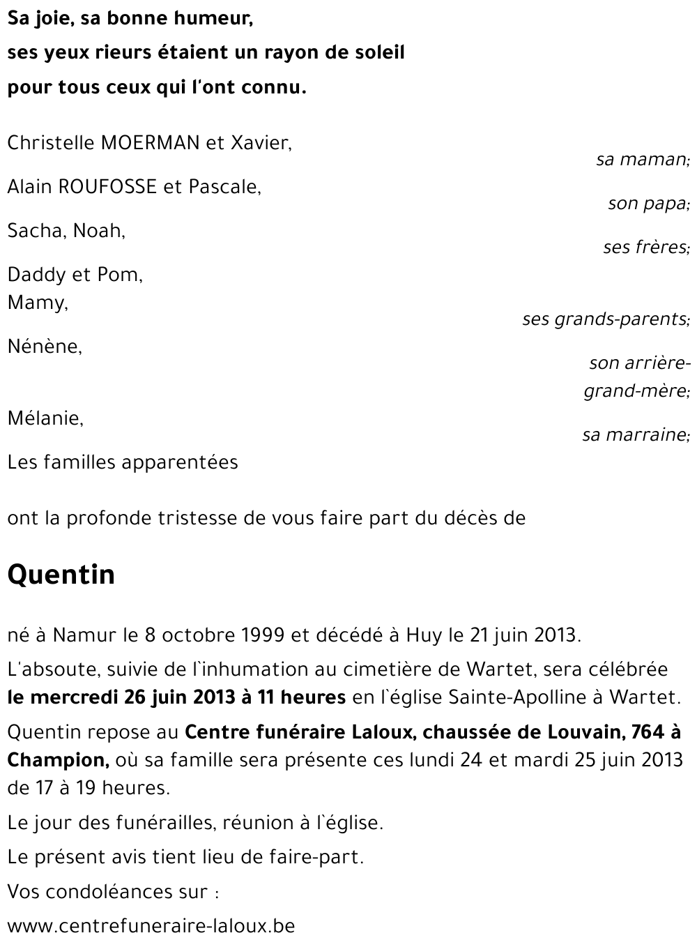 Quentin ROUFOSSE
