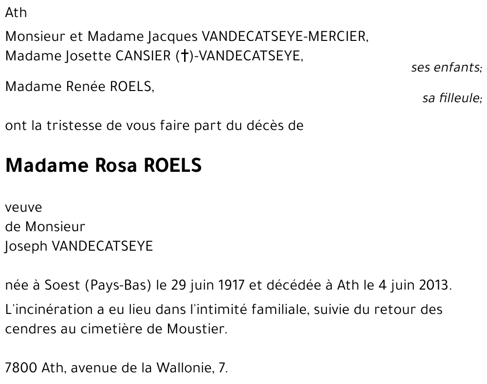 Rosa ROELS