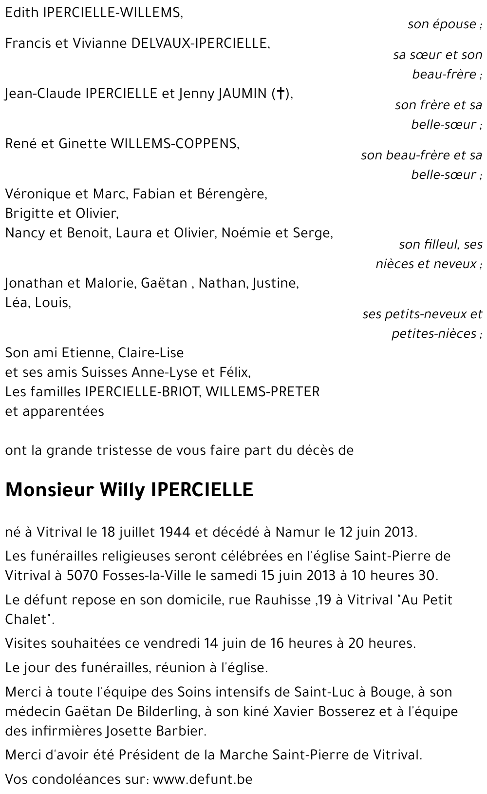 Willy IPERCIELLE