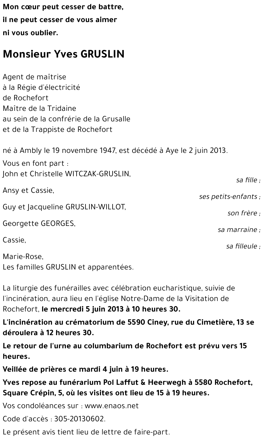Yves GRUSLIN