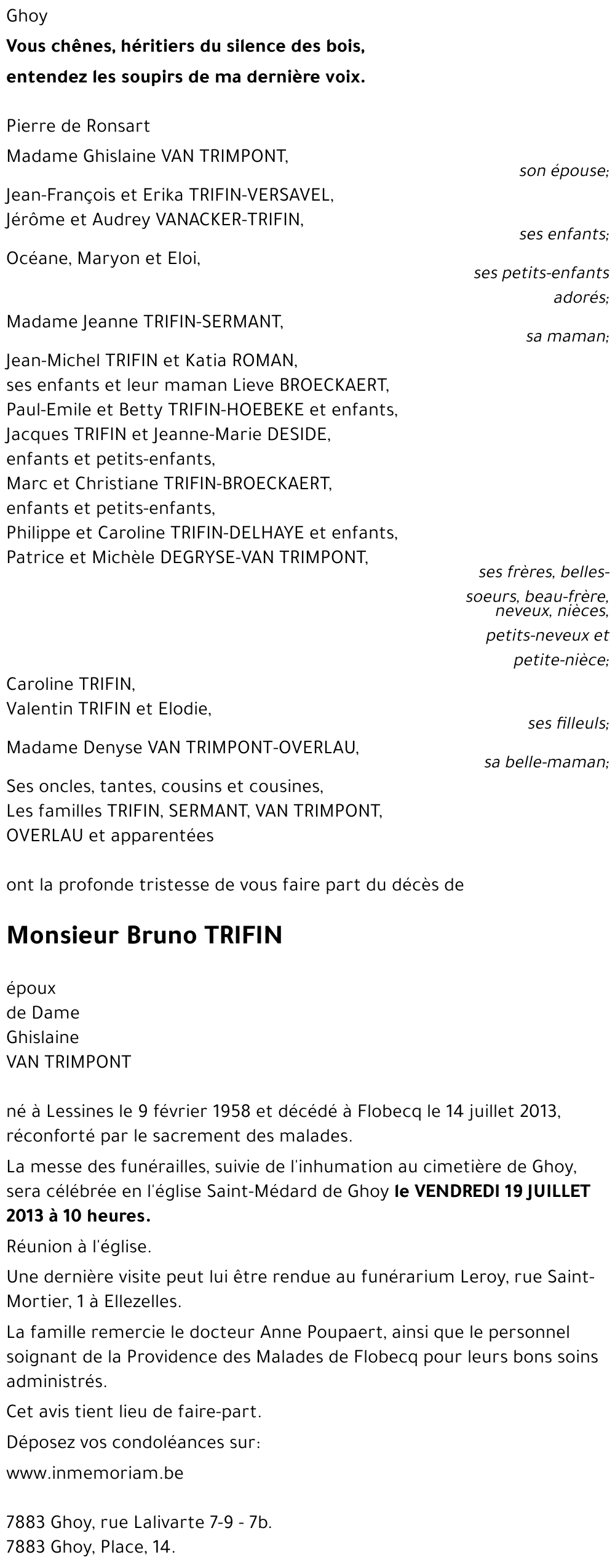 Bruno TRIFIN