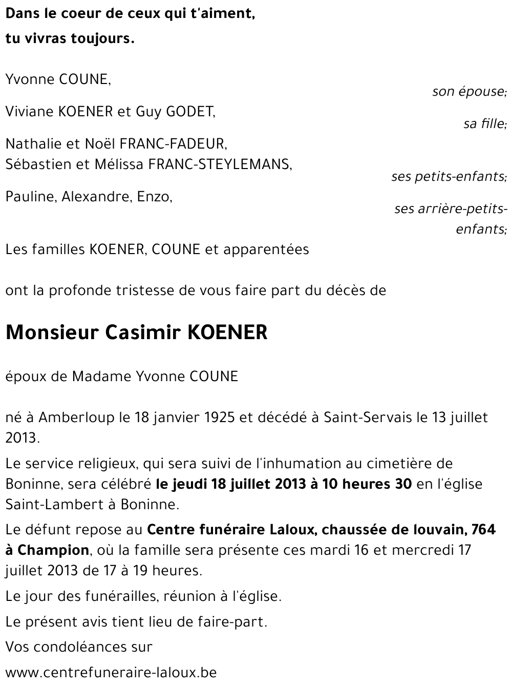 Casimir KOENER