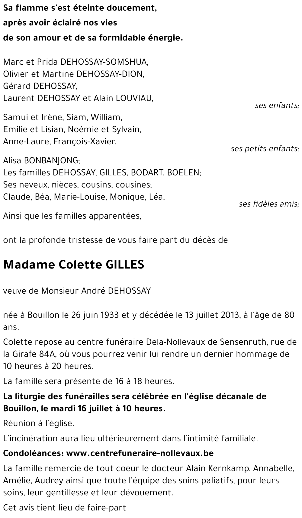 Colette GILLES