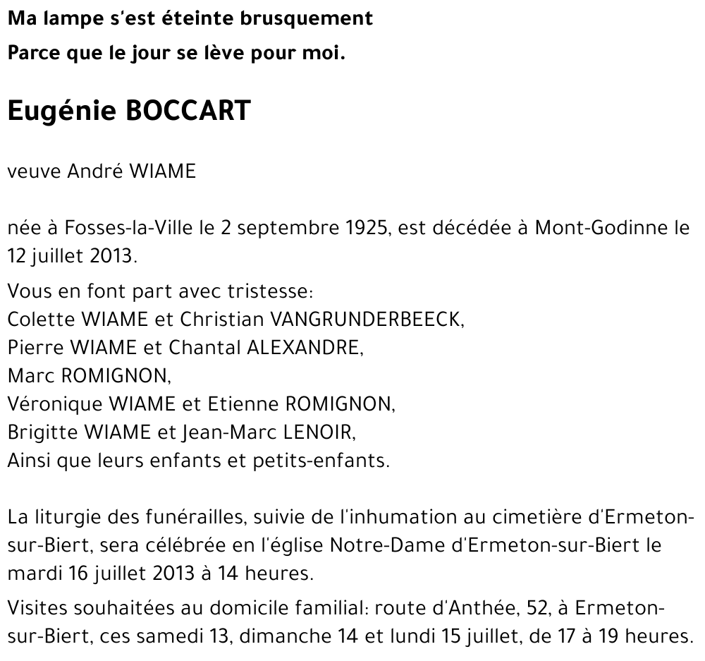 Eugénie BOCCART
