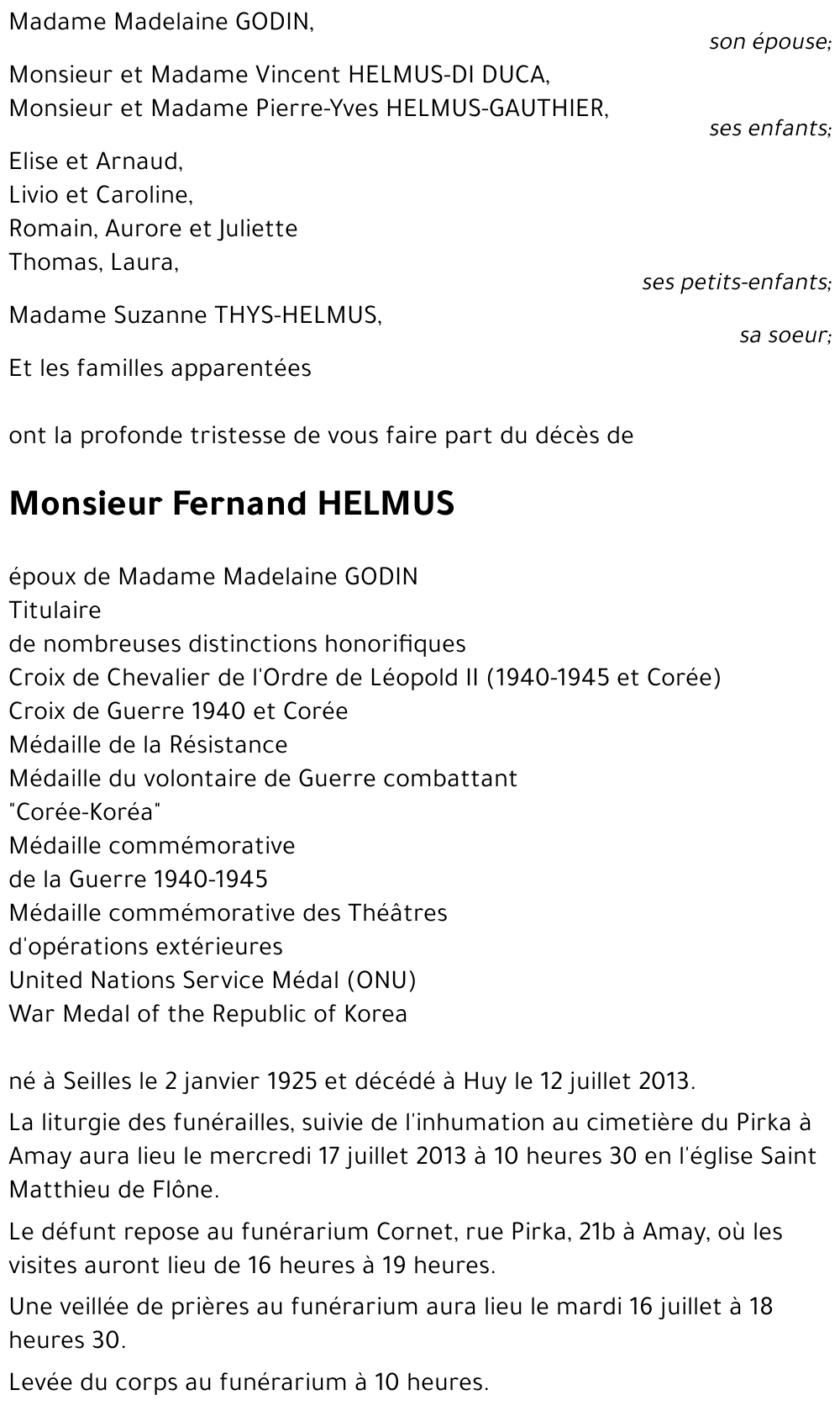Fernand HELMUS