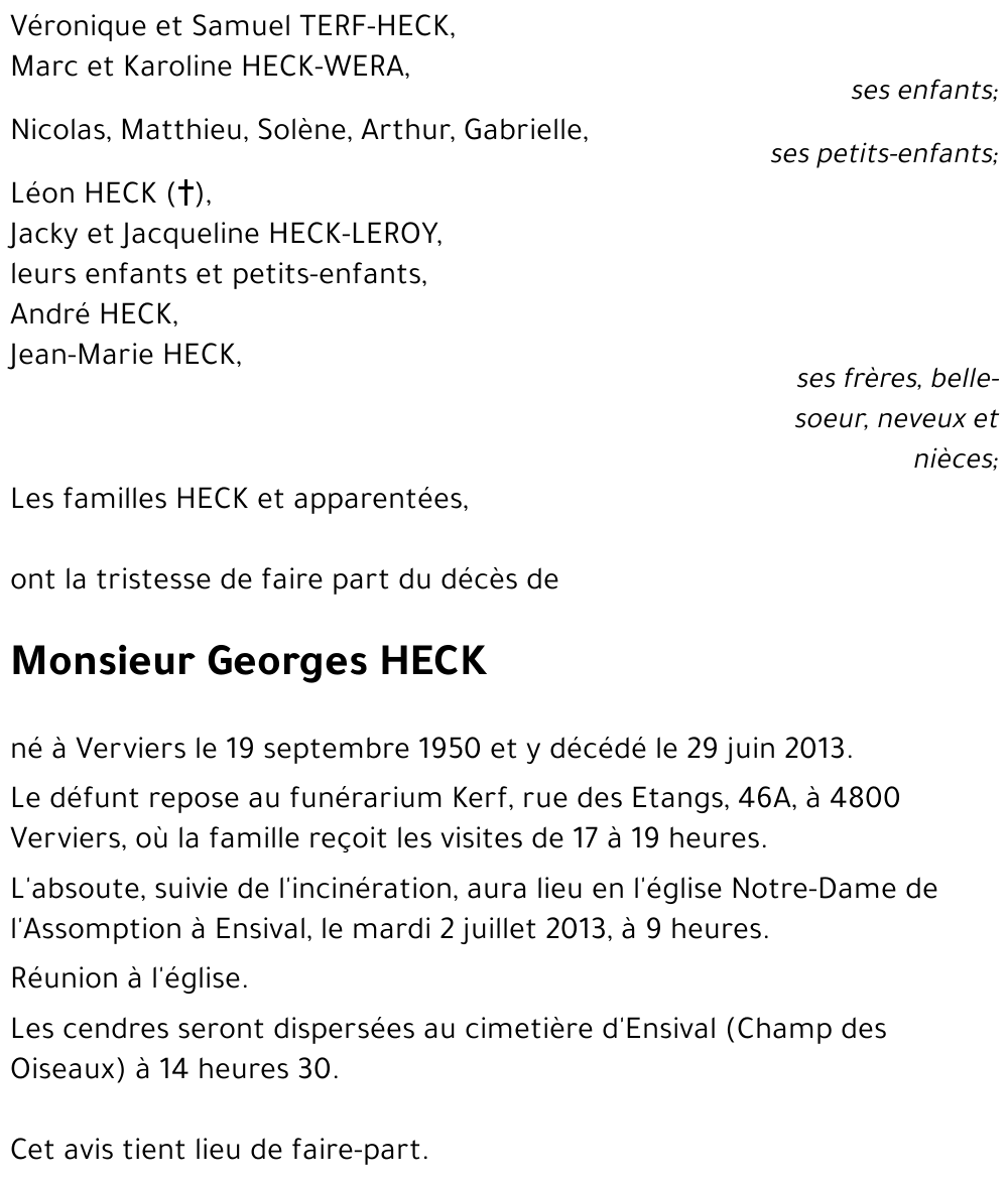 Georges HECK