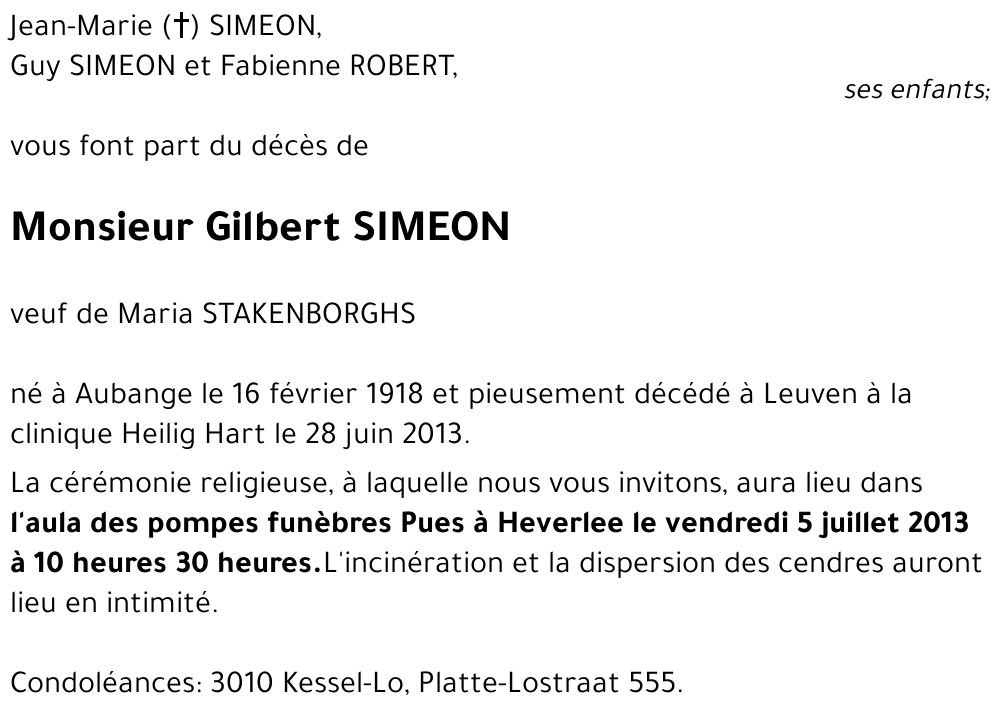 Gilbert SIMEON