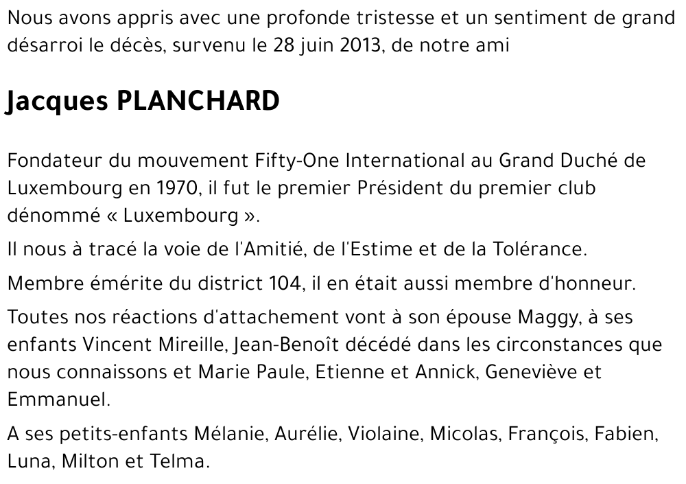 Jacques PLANCHARD