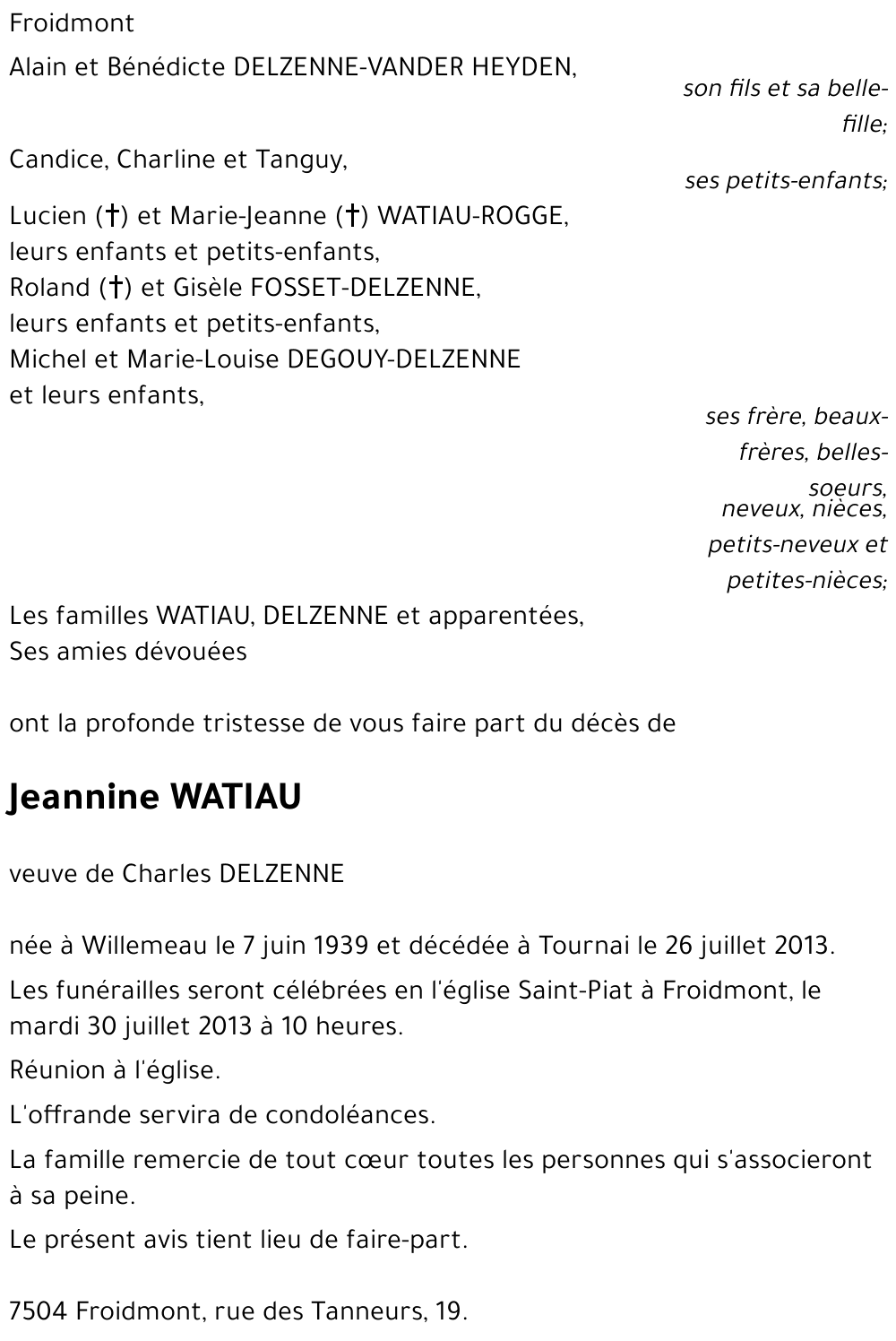 Jeannine WATIAU