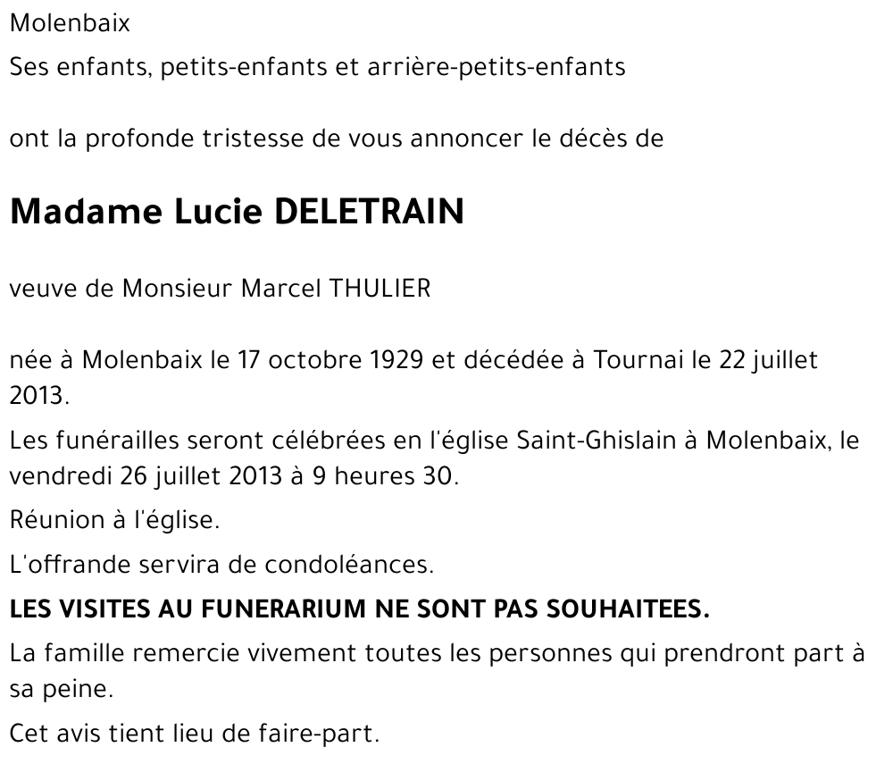 Lucie DELETRAIN