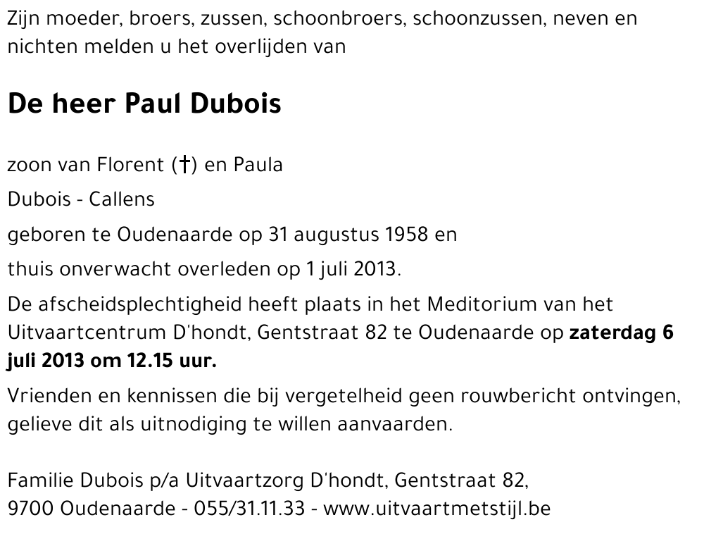 Paul Dubois