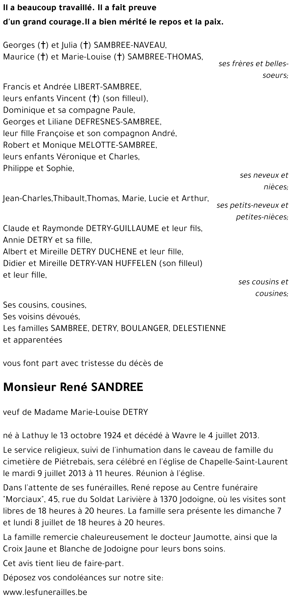 René SANDREE