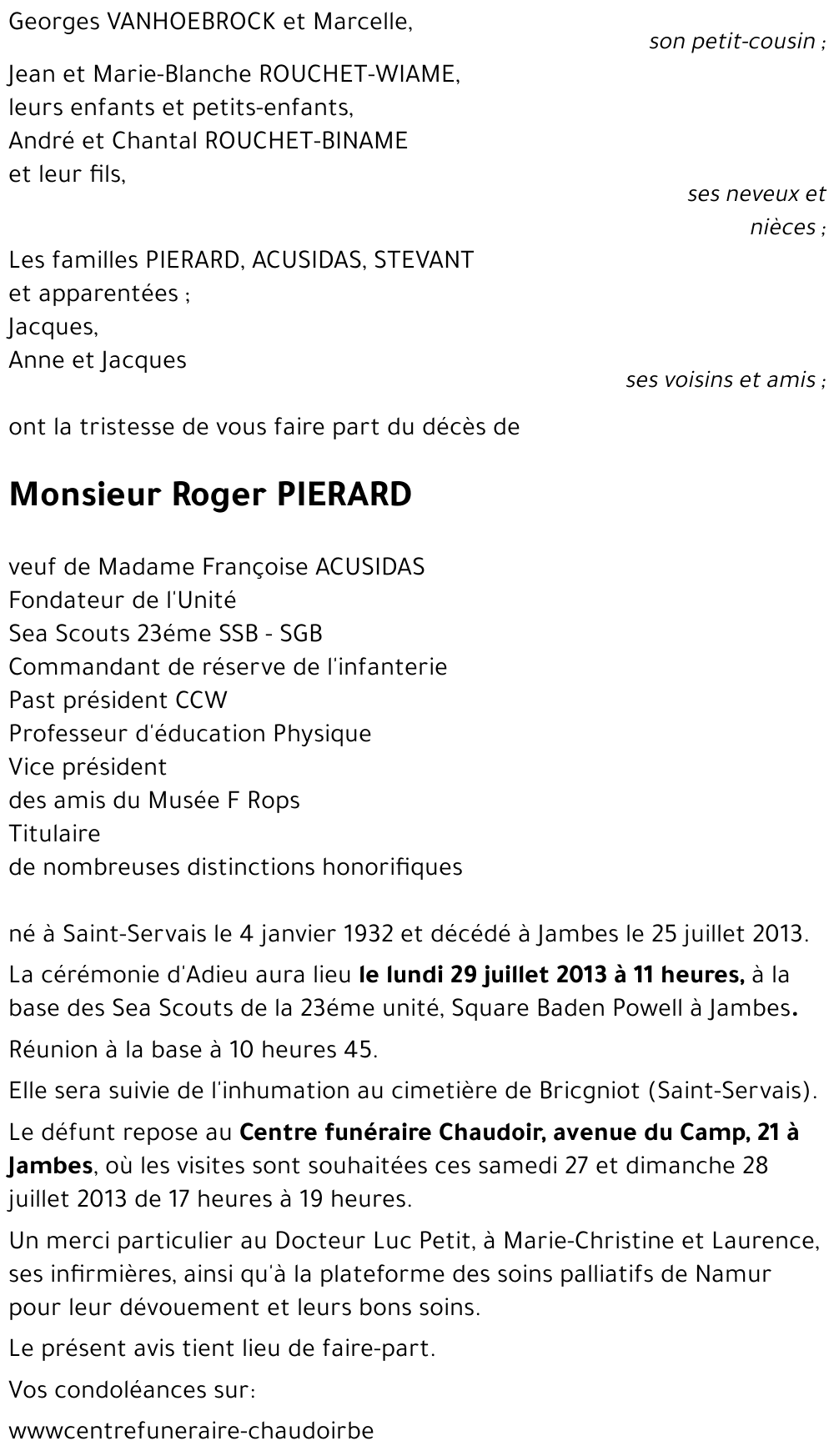 Roger PIERARD