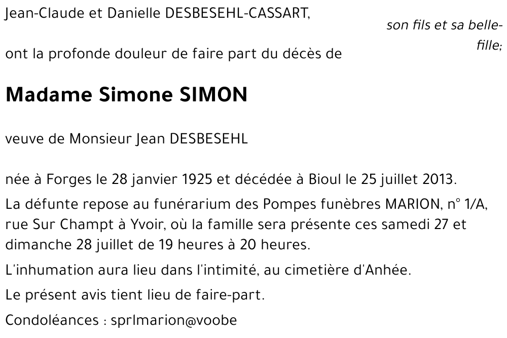 Simone SIMON