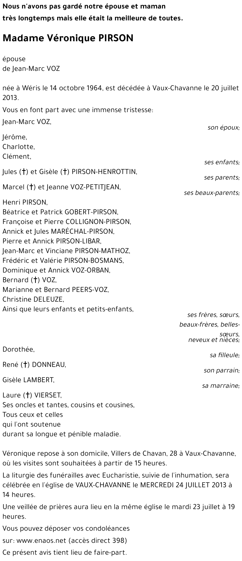 Véronique PIRSON