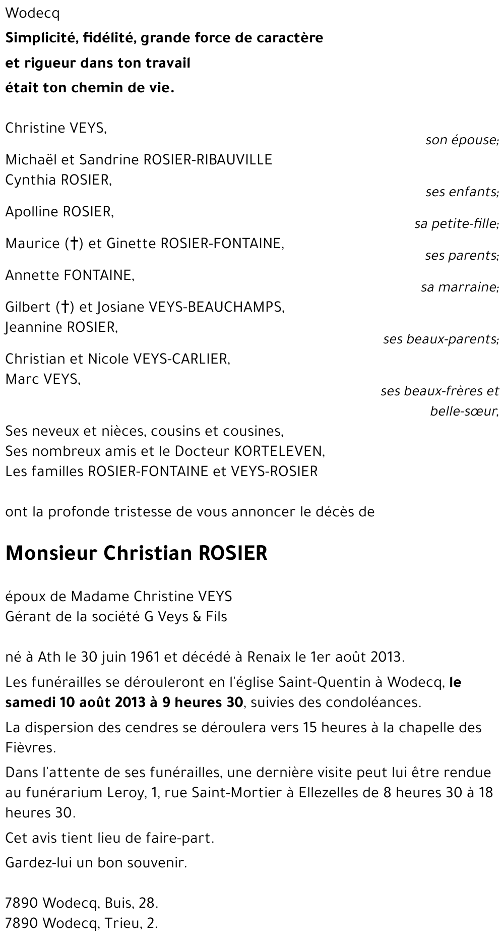 Christian ROSIER