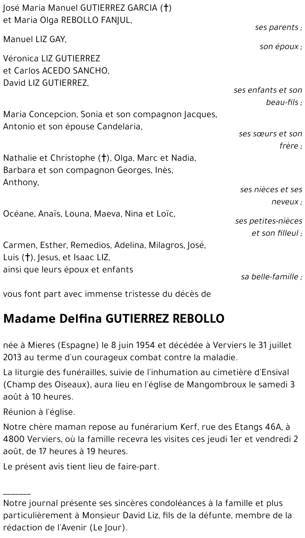 Delfina GUTIERREZ REBOLLO