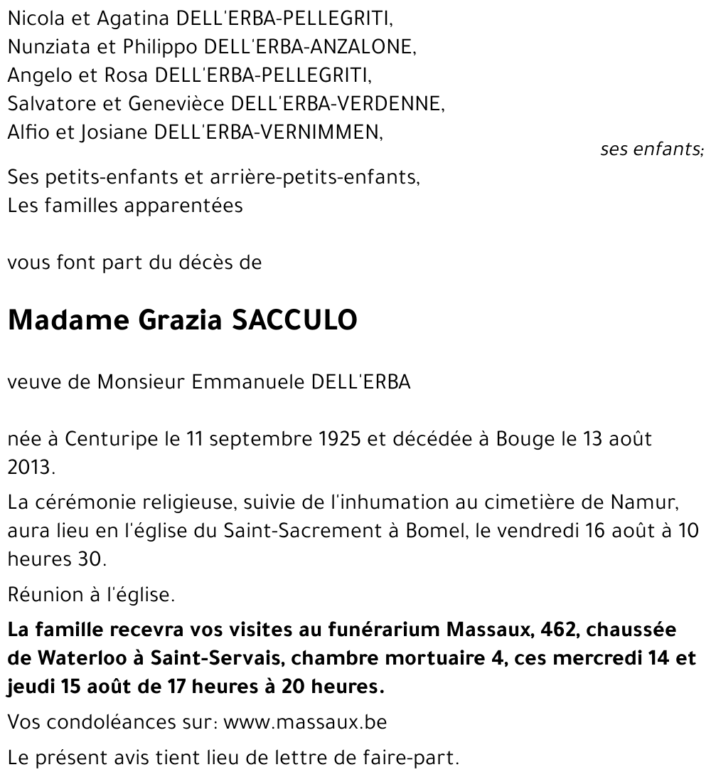 Grazia SACCULO