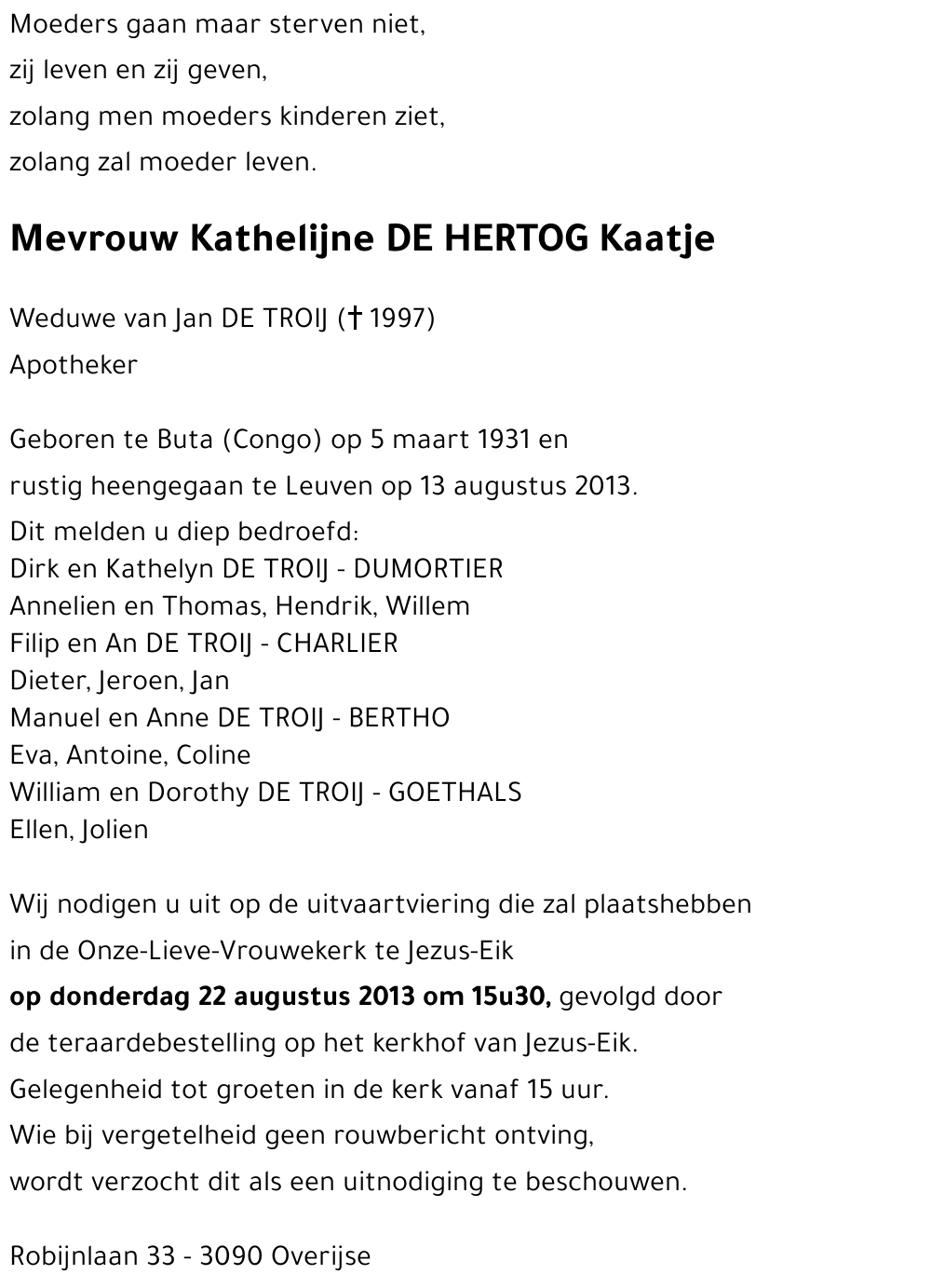 Kathelijne DE HERTOG