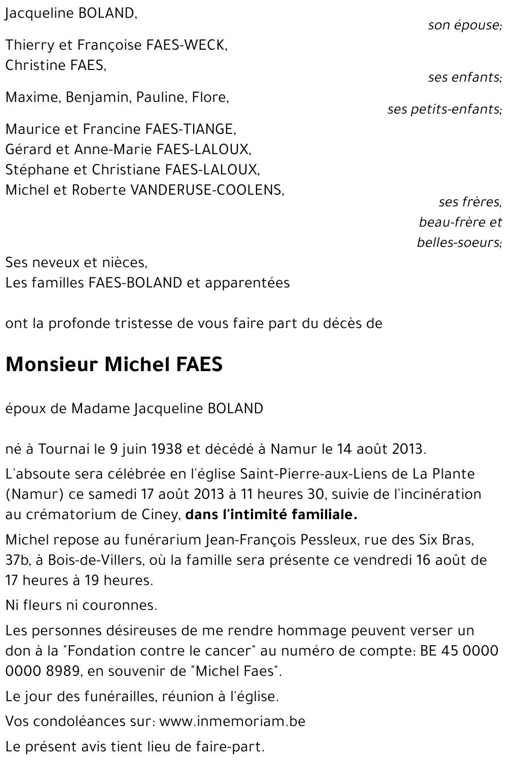 Michel FAES