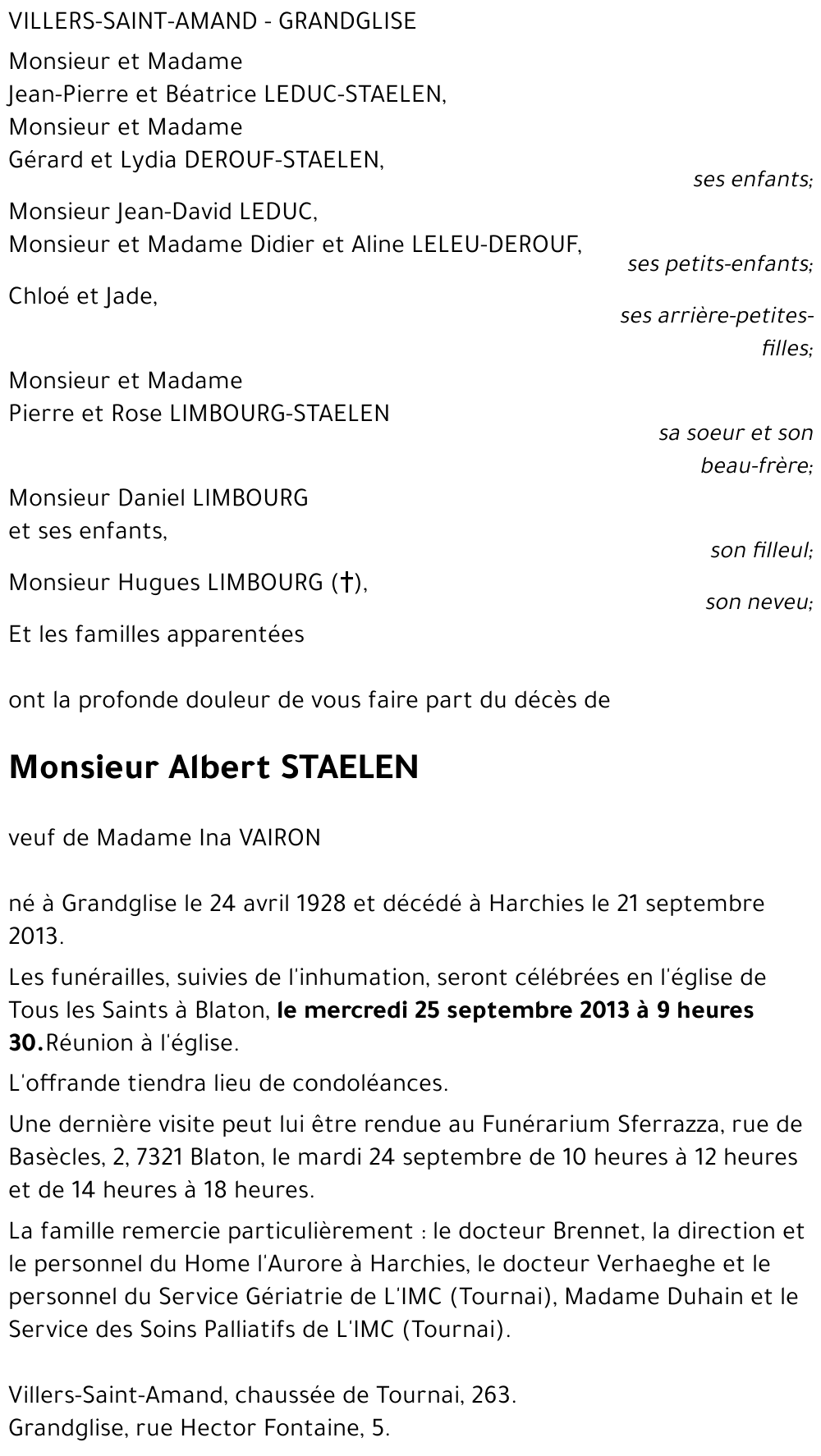 Albert STAELEN
