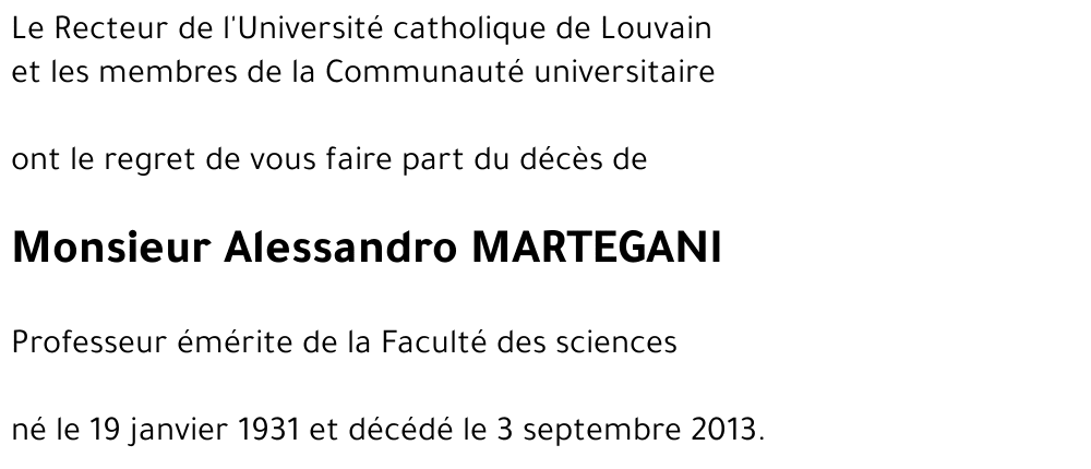 Alessandro MARTEGANI