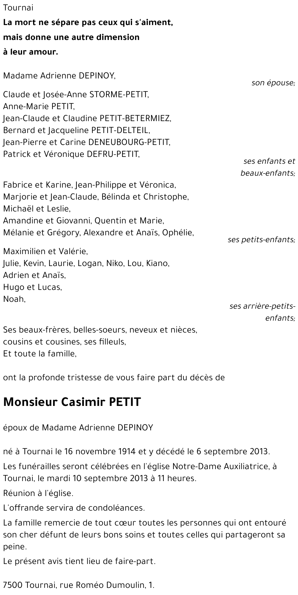 Casimir PETIT