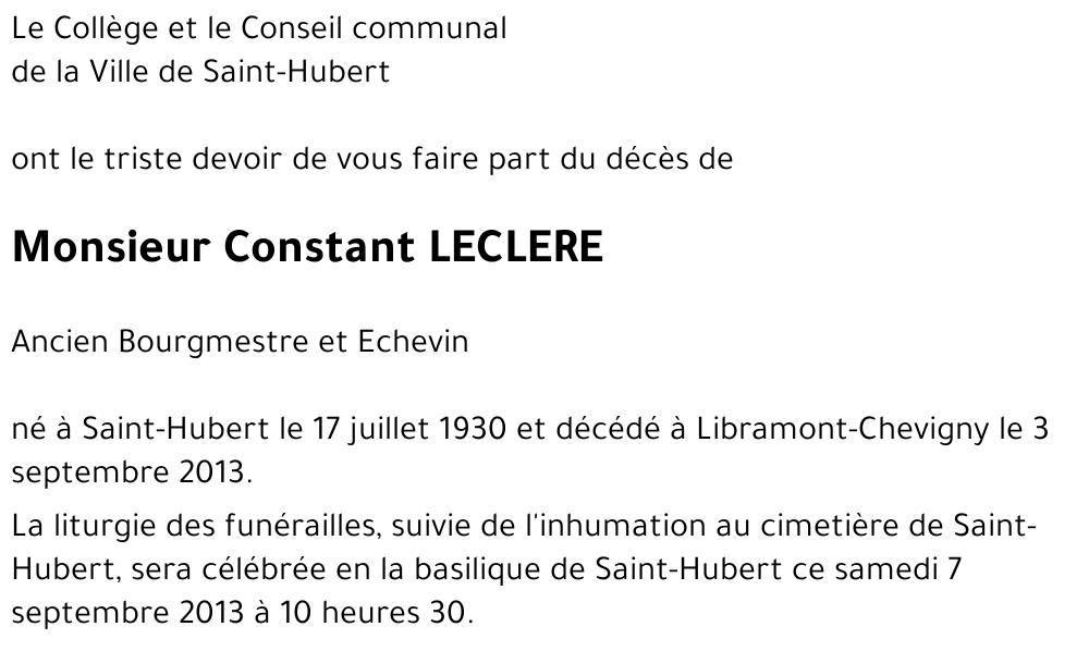 Constant LECLERE