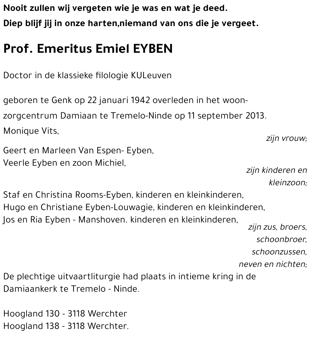 Emiel EYBEN