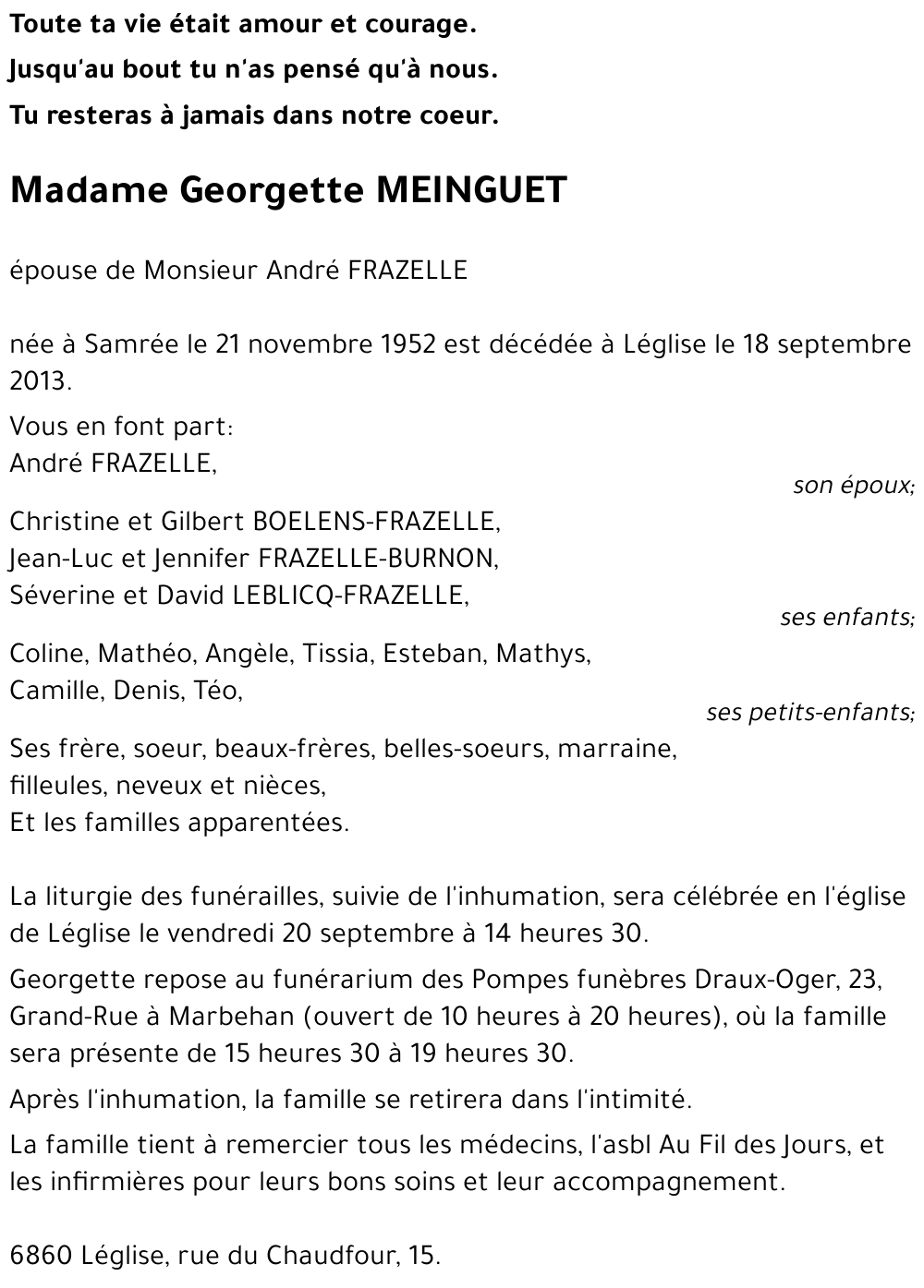 Georgette MEINGUET