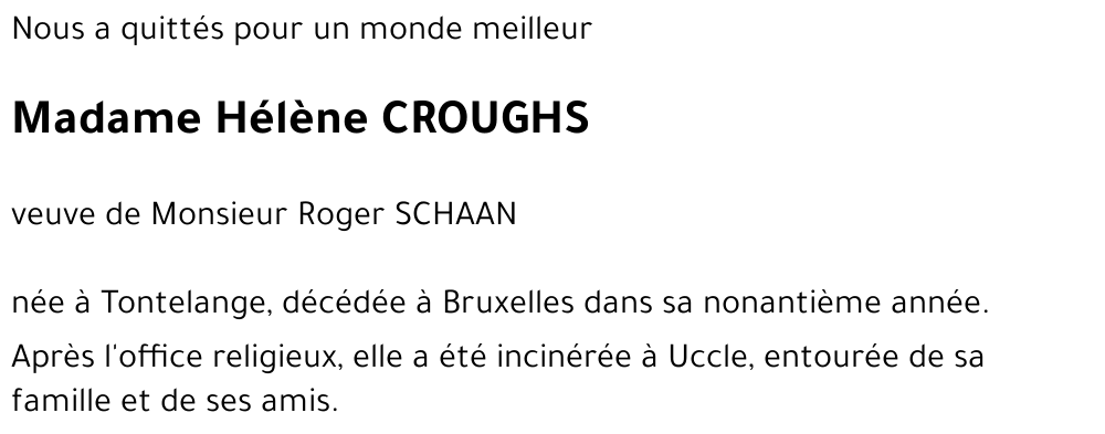 Hélène CROUGHS