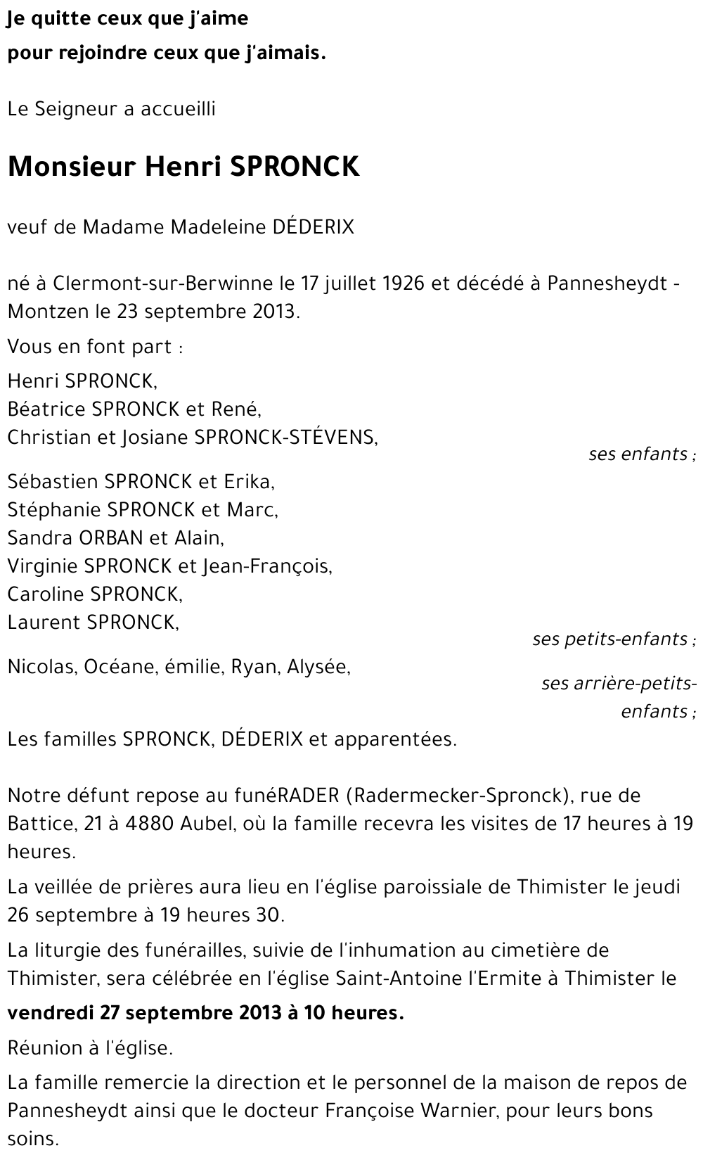 Henri SPRONCK