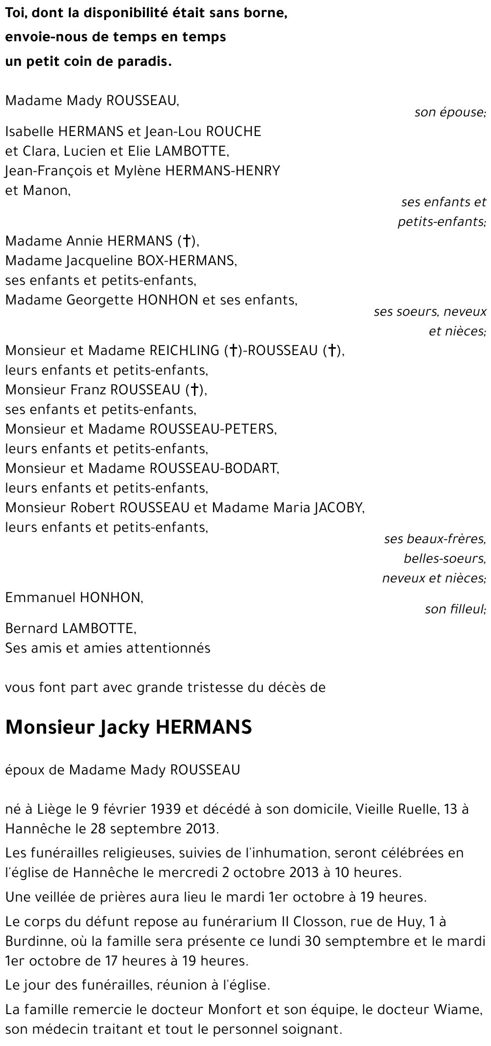 Jacky HERMANS