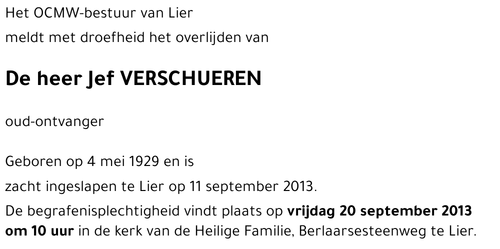 Jef VERSCHUEREN